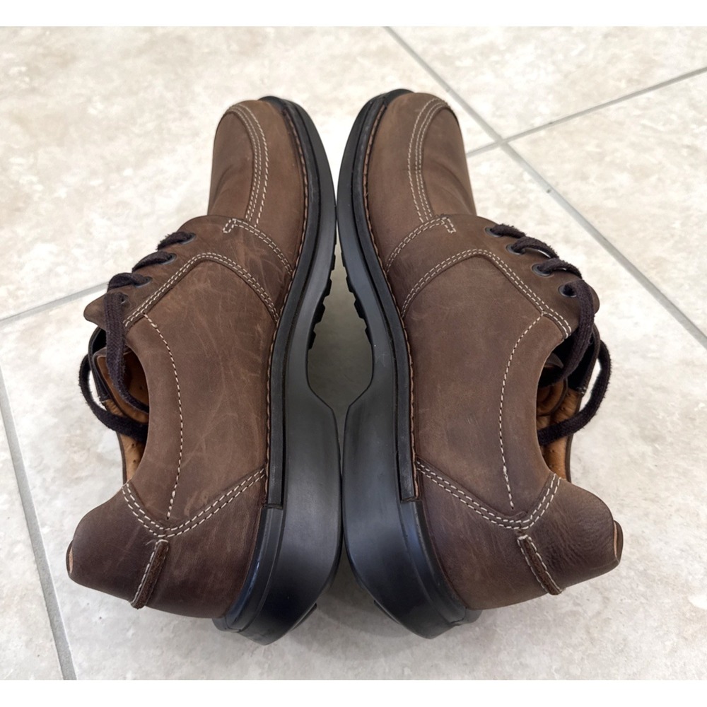 ECCO Fusion 2 Tie Cocoa Brown Men's Suede Lace Up Comfort Shoes EU 46 US 12/12.5 - Picture 6 of 9
